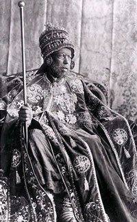 Menelik II crowned